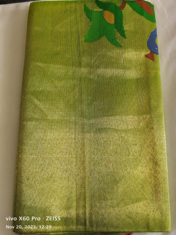 Green Paithani Blouse - Image 2