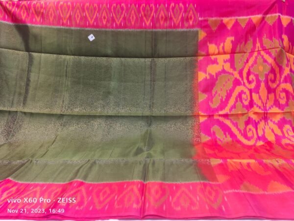 Green Coimbatore Silk Handloom Saree