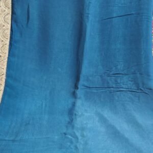 Blue Georgette Work Saree with blouse