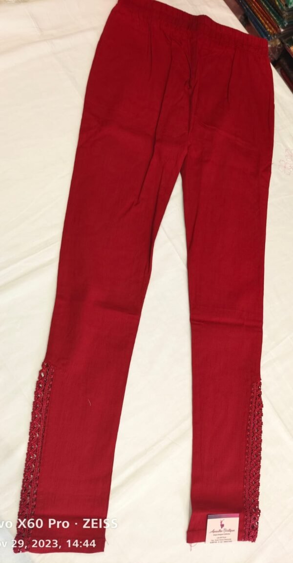 Maroon Essentially Women Straight Pant