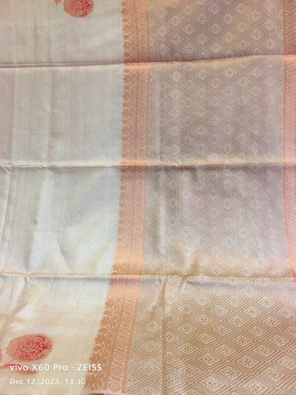 Cream Fancy Saree - Image 2