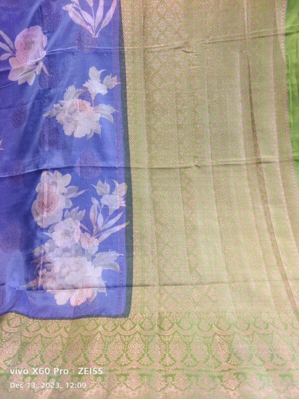 Violet Fancy Saree - Image 2