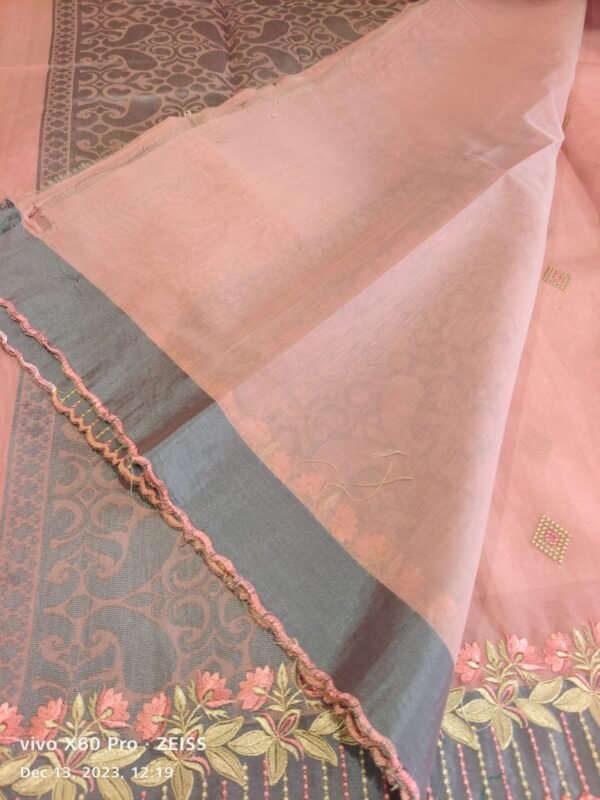 Light Pink Fancy Saree - Image 3