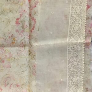 WHITE PURE ORGANZA SAREE